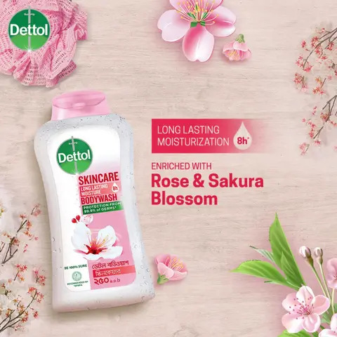 Dettol Skincare Long Lasting Moisture Body Wash-250 ml