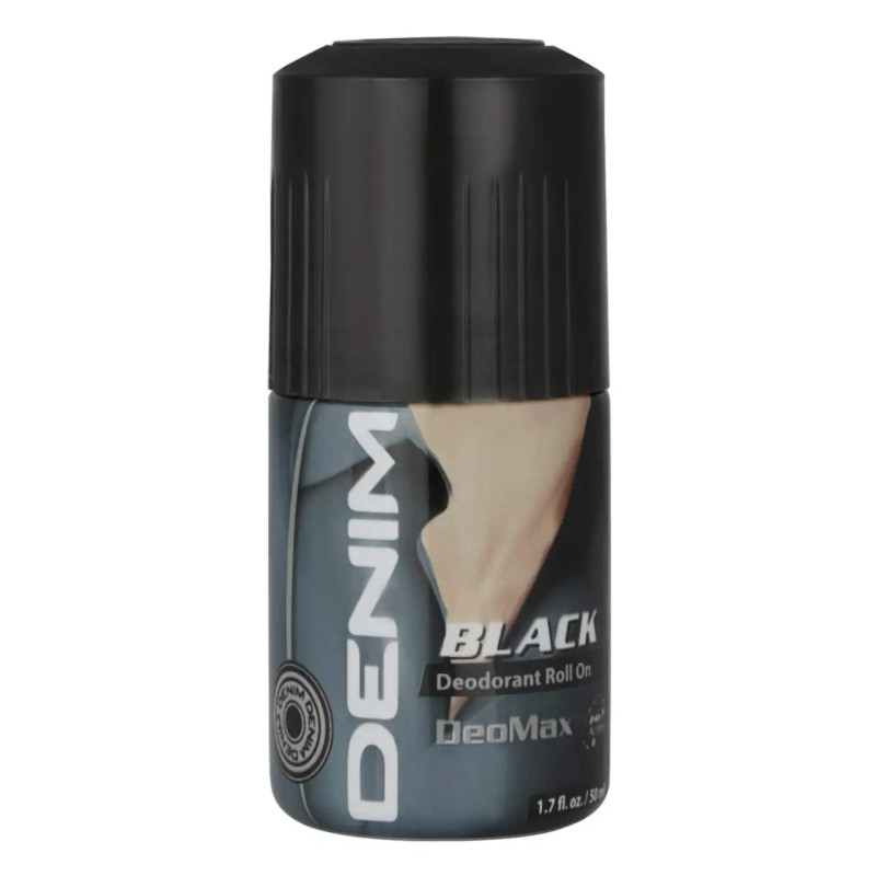 Denim Black Deodorant Roll On-50 ml