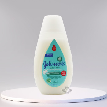 Johnsons Baby Milk + Rice Hair & Body Wash-100 ml