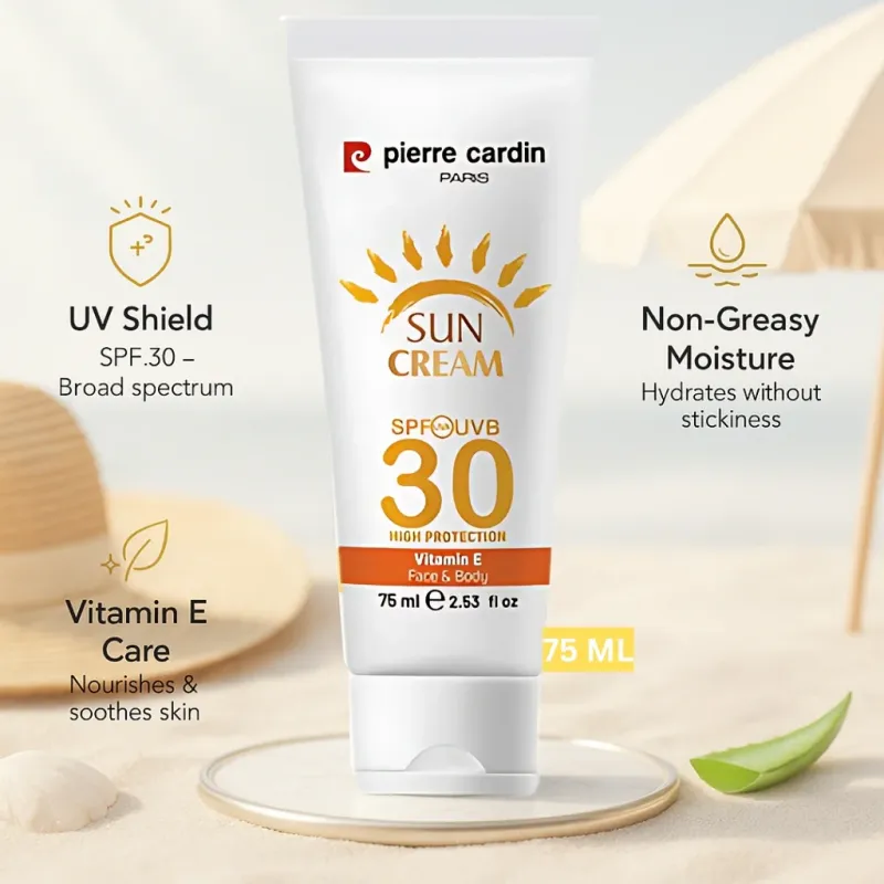 PIERRE CARDIN SUN CREAM SPF 30 FACE&BODY-75ML