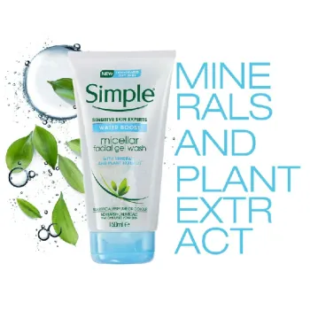 SIMPLE MICELLAR GEL WASH WATER BOOST-150ML