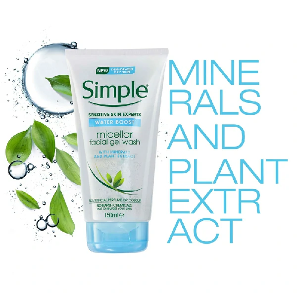 SIMPLE MICELLAR GEL WASH WATER BOOST-150ML