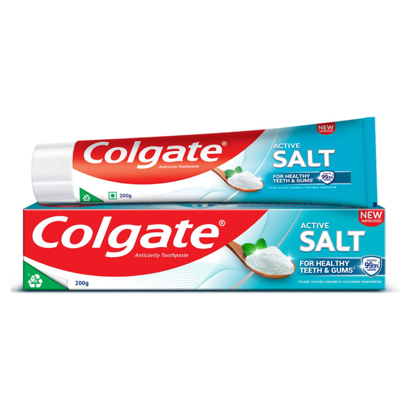 Colgate Active Salt For Healthy Teeth & Gums- 200g