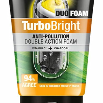 Garnier Men Turbo Bright Anti- Pollution Face Wash-100g