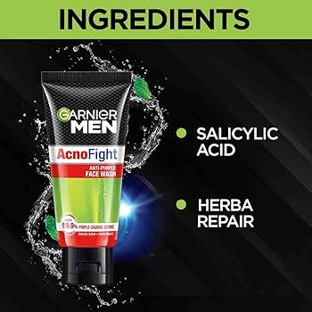 Garnier Men Acno Fight Anti-Pimple Face Wash-50g