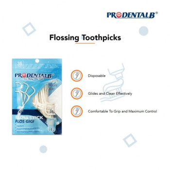 PRODENTALB DENTAL FLOSS STICK FLOS GIGI -36PCS