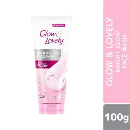 GLOW & LOVELY BRIGHT GLOW FACE WASH-100G