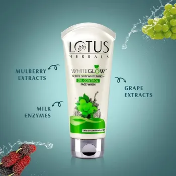 LOTUS WHITEGLOW OIL CONTROL FACE WASH-100G