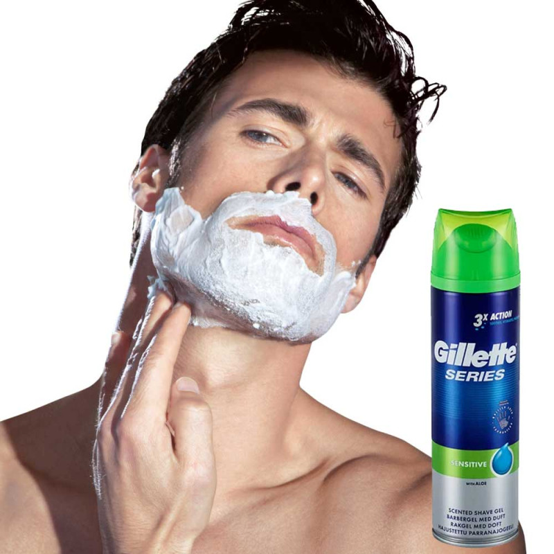Gillette Series Shave Gel Soothing With Aloe Vera-200 ml