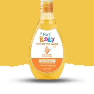 Meril Baby Head to Toe Body Wash- 200 ml