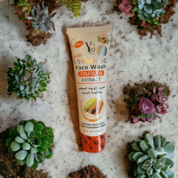 YC WHITENING FACE WASH PAPAYA EXTRACT CLEANSERS-100ML