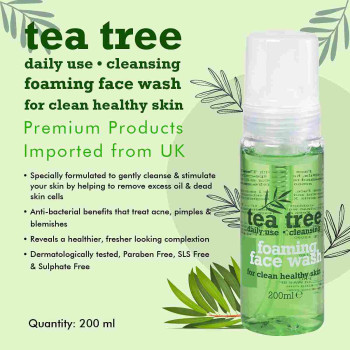 TEA TREE FOAMING FACE WASH-200ML