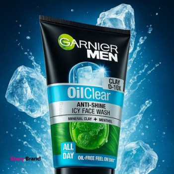 Garnier Men OIl Clear Anti Shine Icy Face Wash-50g