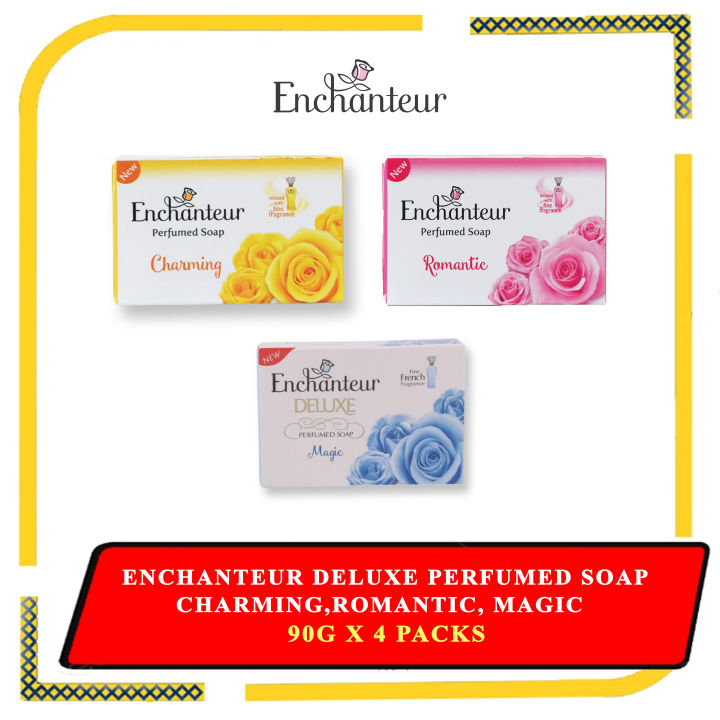 ENCHANTEUR DELUX PERFUMED SOAP -90G