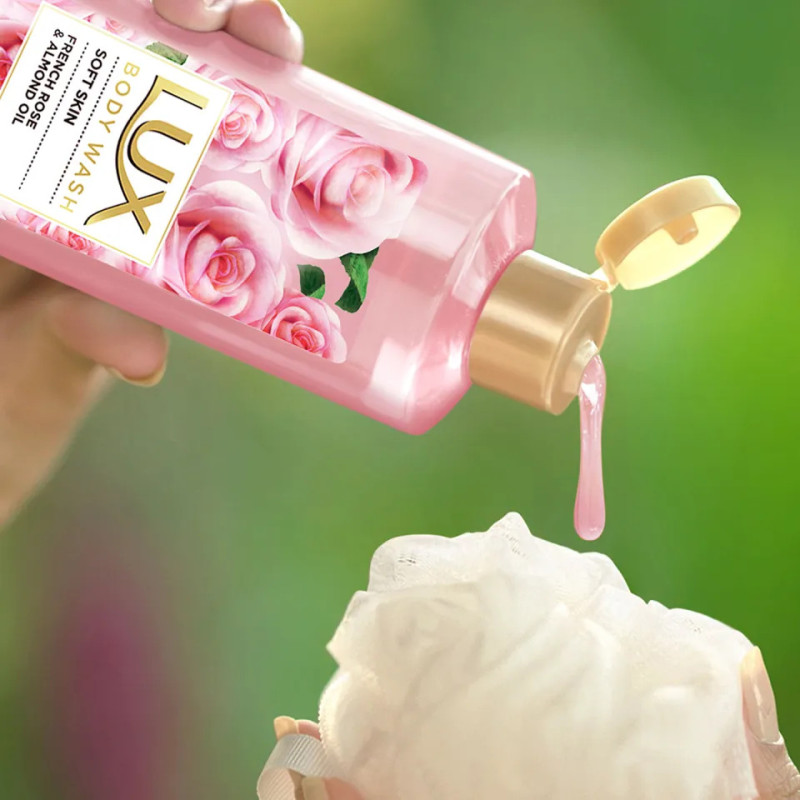 Lux Rosy Glow Shower Gel-450 ml
