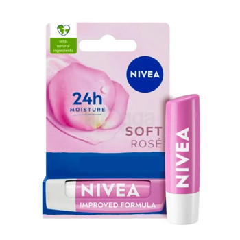 Nivea Soft Rose Lip Balm-4.8 gm