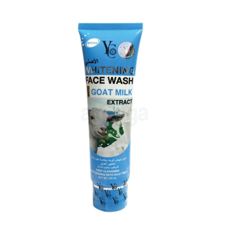 YC WHITENING FACE WASH GOAT MILK EXTRACT CLEANSERS-100ML