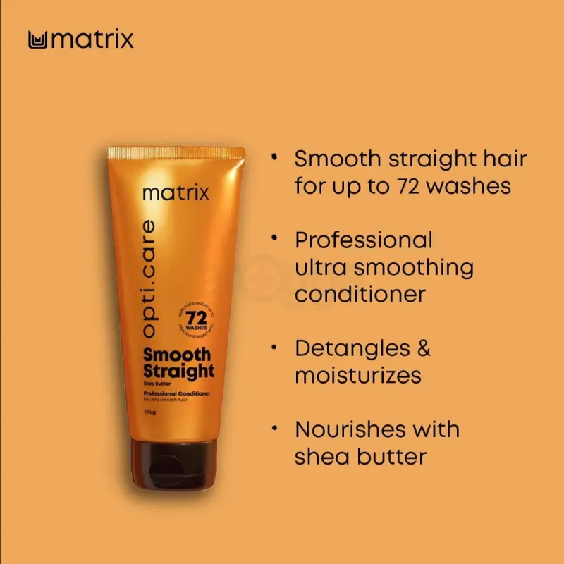 Matrix Smooth straight Shea Butter CONDITIONER -196ml