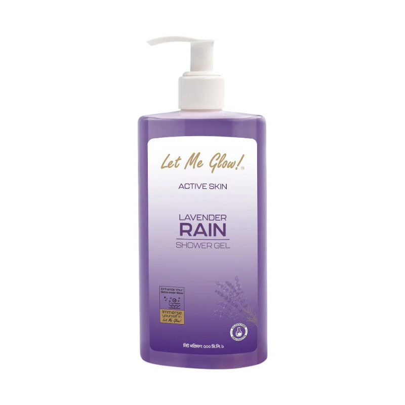 Let Me Glow Lavender Rain Shower Gel-500 ml