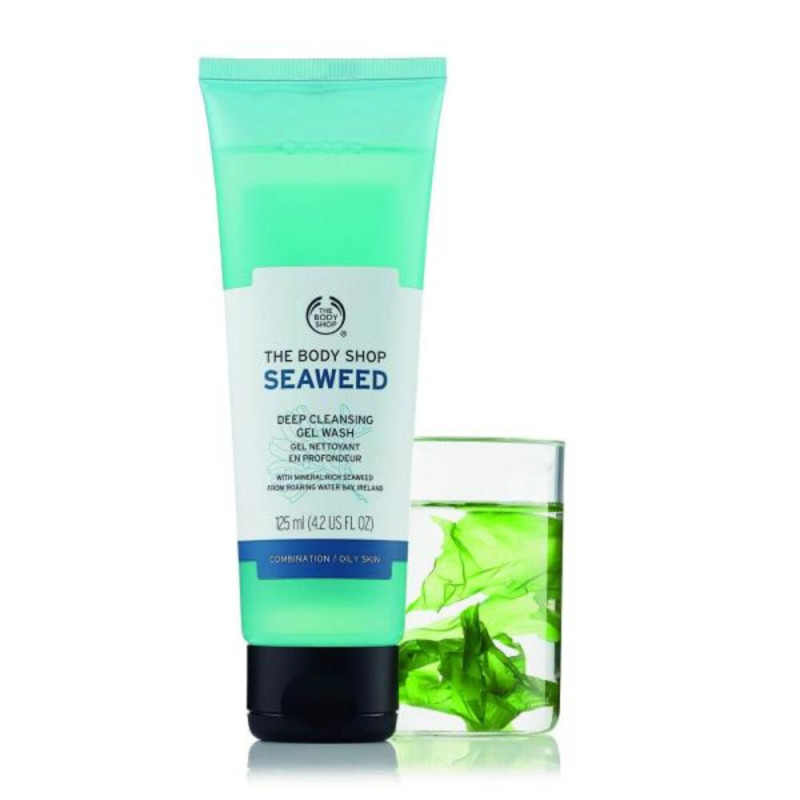 THE BODY SHOP SEAWEED DEEP CLEANSING GEL WASH-125ML
